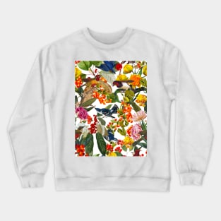 Floral and Birds XLVI Crewneck Sweatshirt